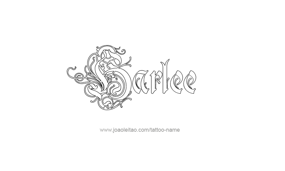 Tattoo Design Name Harlee   