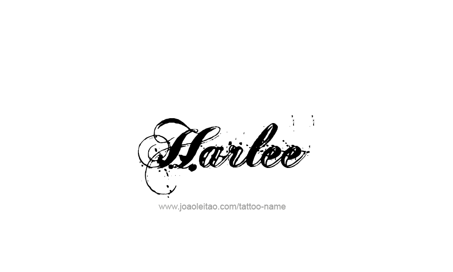 Tattoo Design Name Harlee   