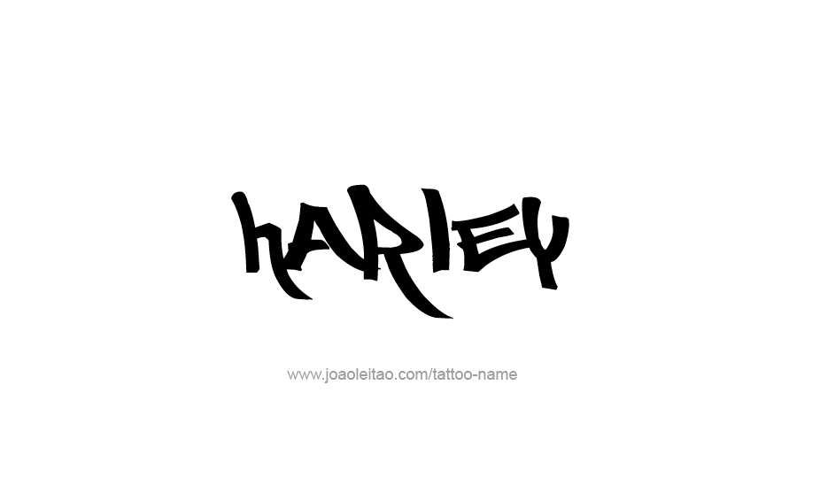 Tattoo Design Name Harley   