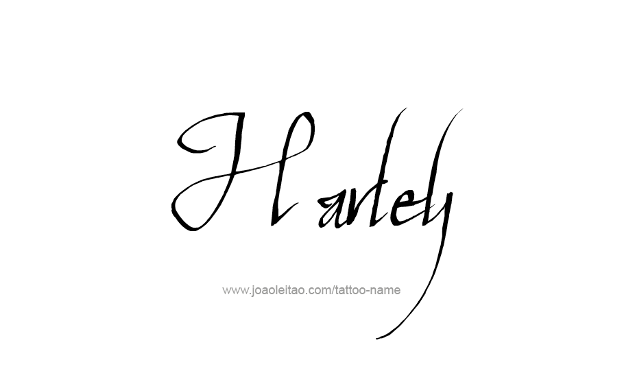 Tattoo Design Name Harley   