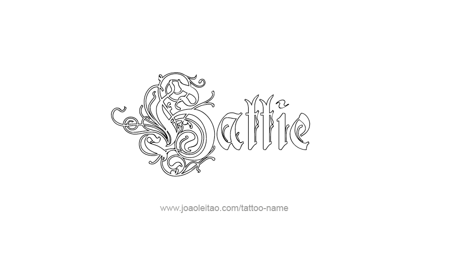 Tattoo Design Name Hattie   