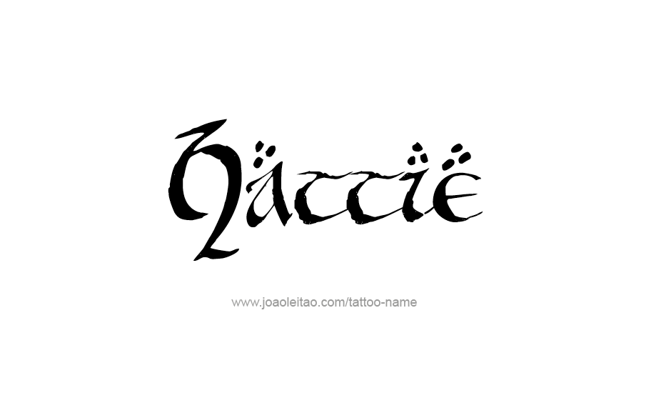 Tattoo Design Name Hattie   