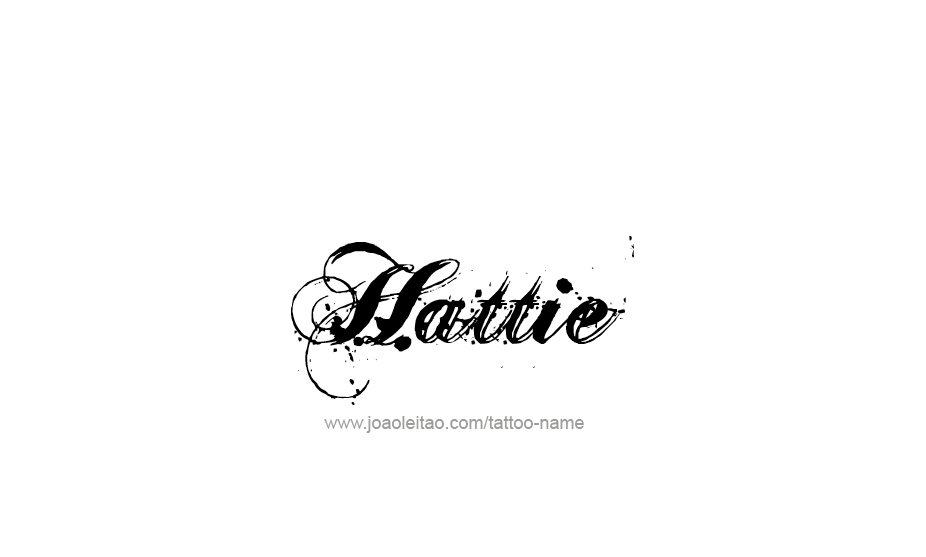 Tattoo Design Name Hattie   