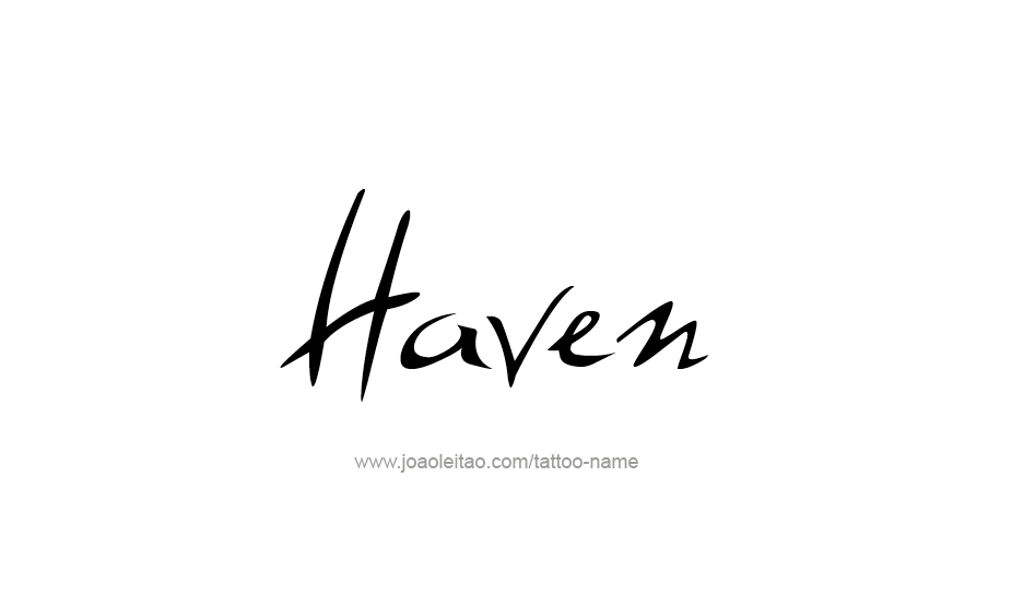 Tattoo Design Name Haven   