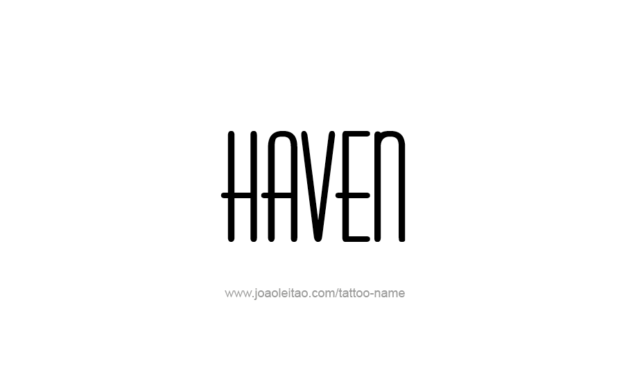 Tattoo Design Name Haven   