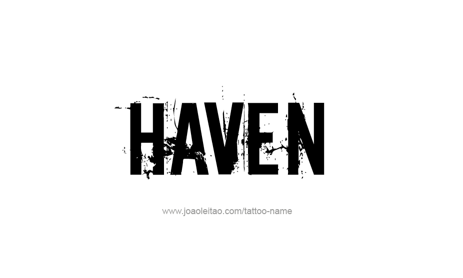 Tattoo Design Name Haven   