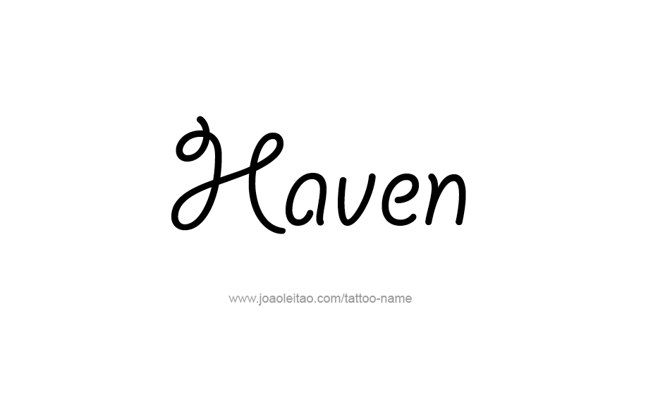 Tattoo Design Name Haven   