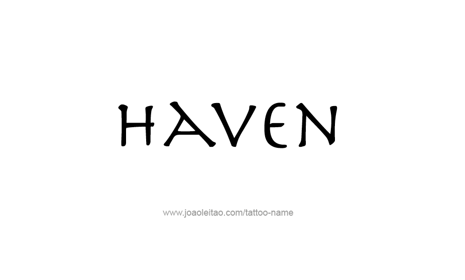 Tattoo Design Name Haven   