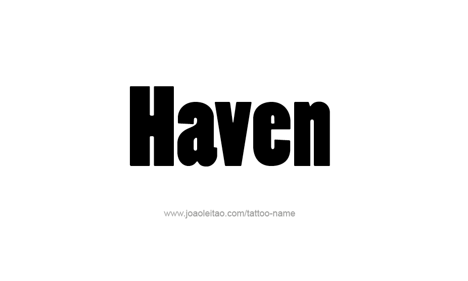 Tattoo Design Name Haven   