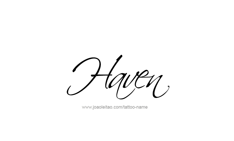 Tattoo Design Name Haven   