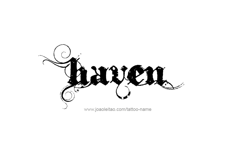 Tattoo Design Name Haven   