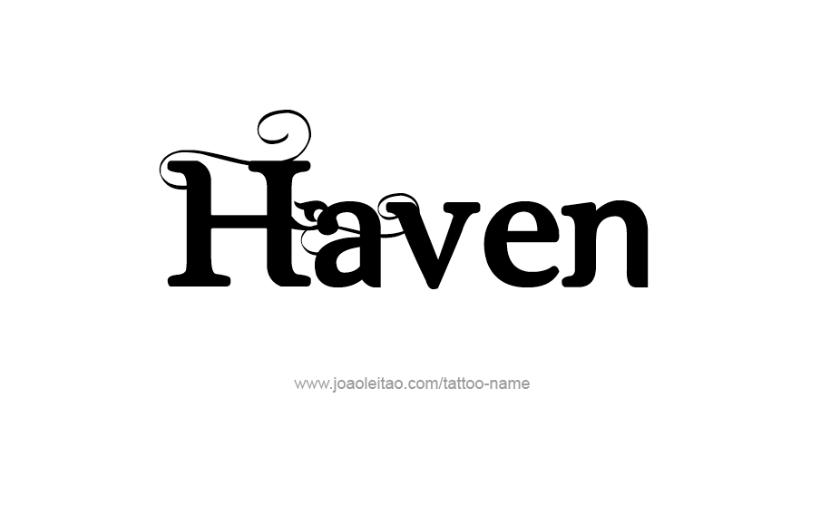 Tattoo Design Name Haven   