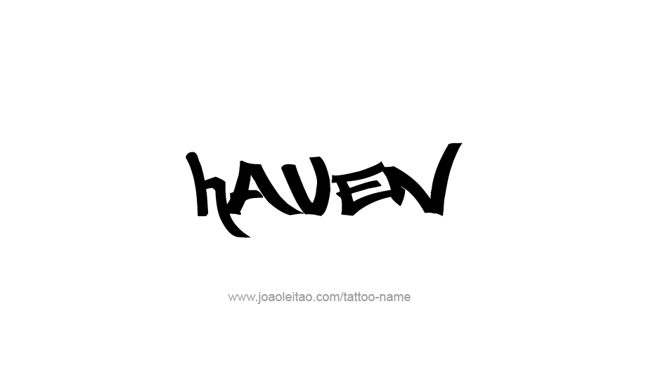 Tattoo Design Name Haven   