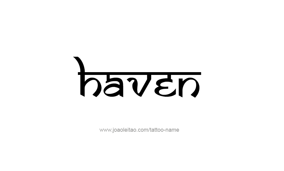 Tattoo Design Name Haven   