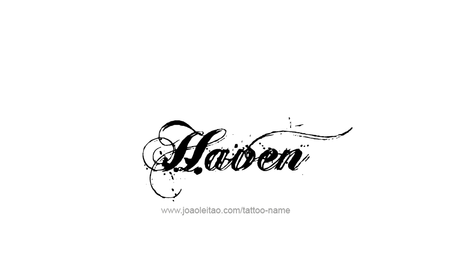 Tattoo Design Name Haven   