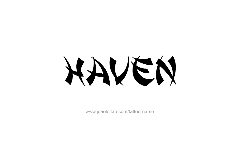 Tattoo Design Name Haven   