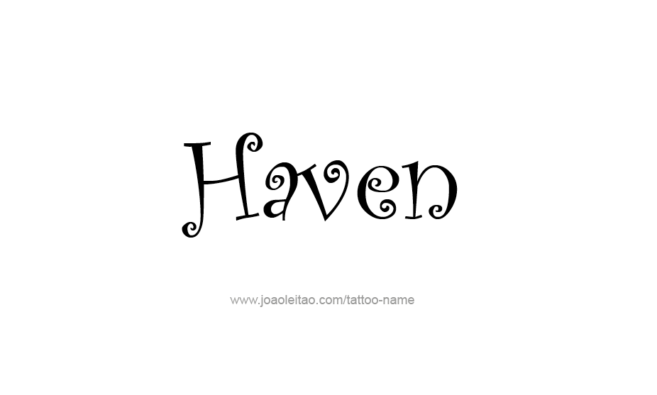 Tattoo Design Name Haven   