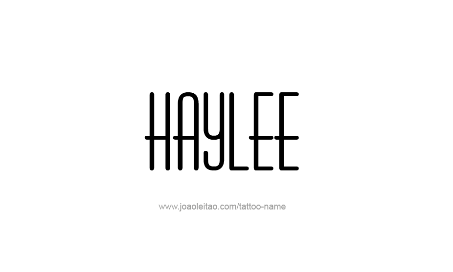 Tattoo Design Name Haylee   