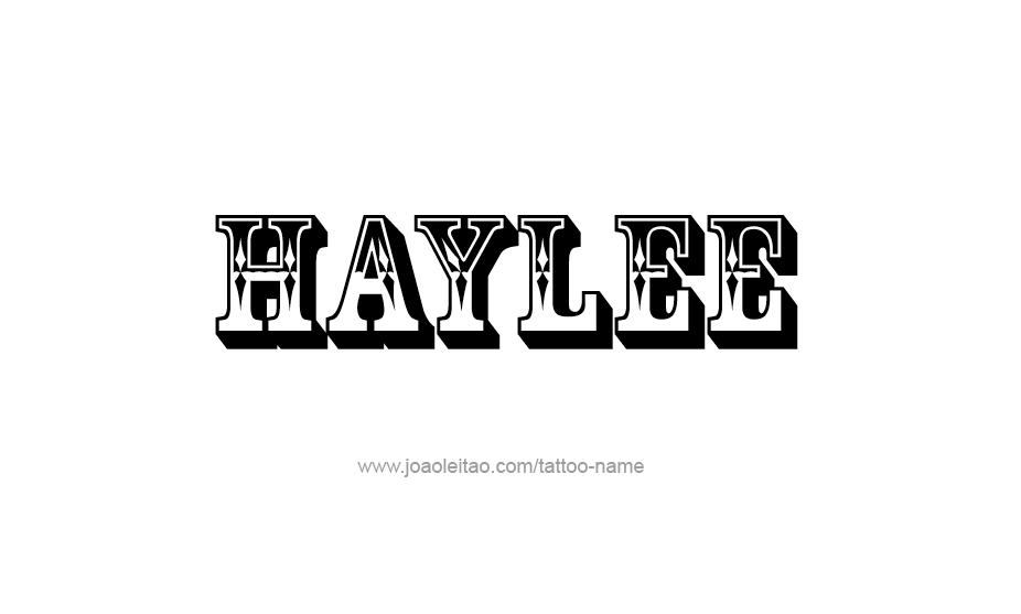 Tattoo Design Name Haylee   