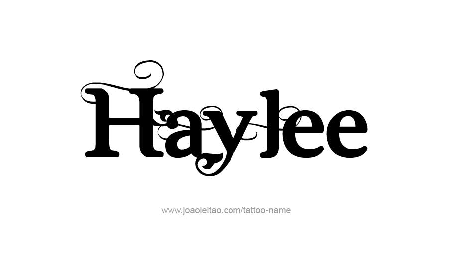 Tattoo Design Name Haylee   