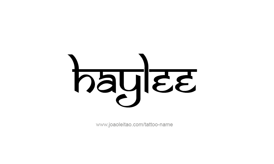 Tattoo Design Name Haylee   