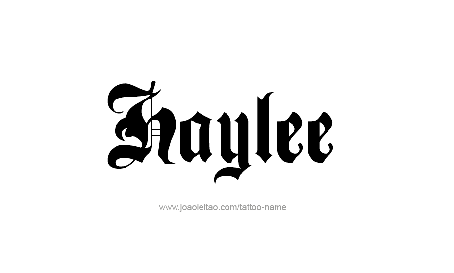 Tattoo Design Name Haylee   