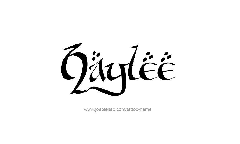 Tattoo Design Name Haylee   