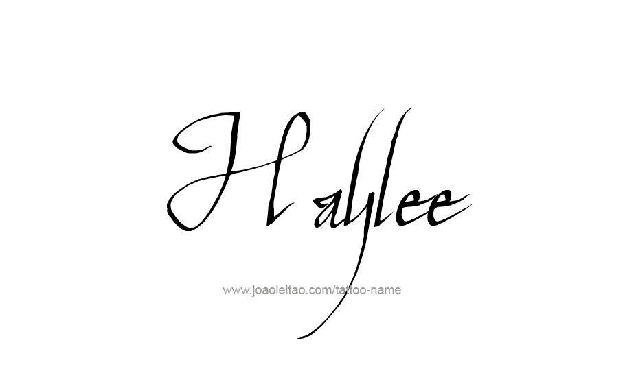 Tattoo Design Name Haylee   