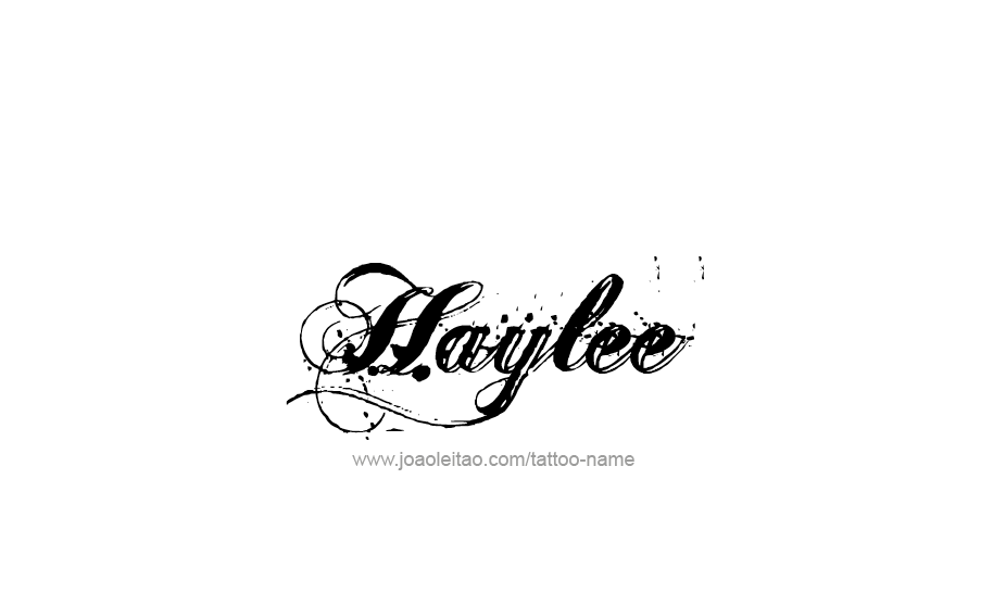 Tattoo Design Name Haylee   