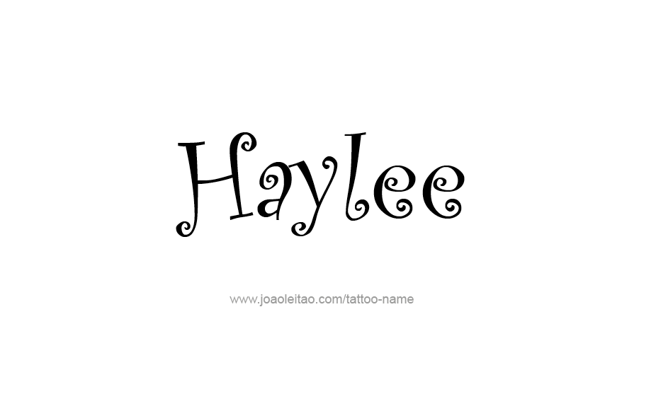 Tattoo Design Name Haylee   