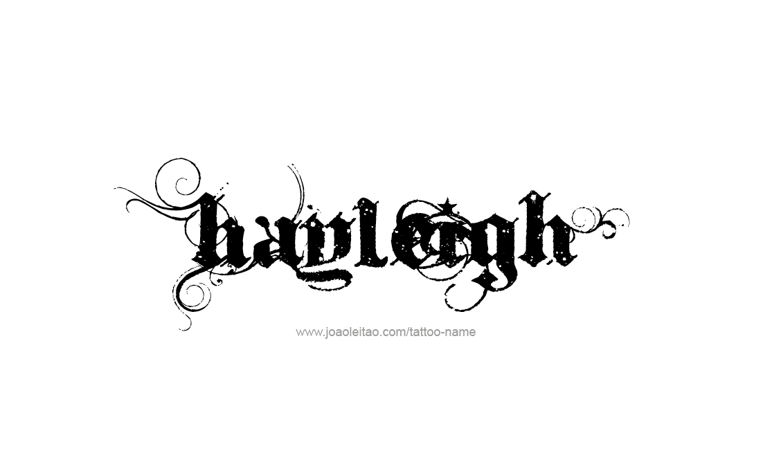 Tattoo Design Name Hayleigh   