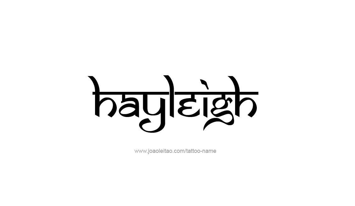 Tattoo Design Name Hayleigh   