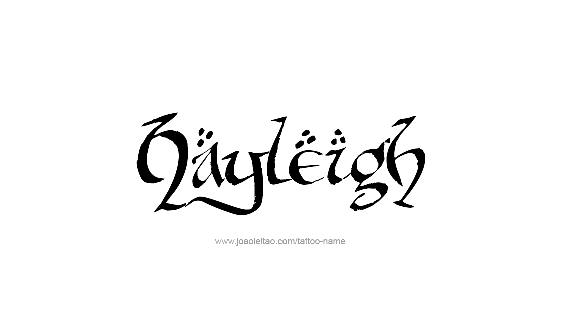 Tattoo Design Name Hayleigh   