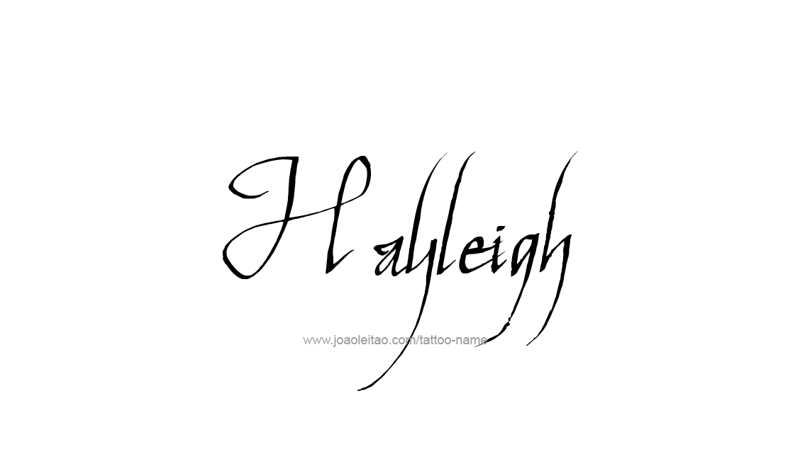 Tattoo Design Name Hayleigh   