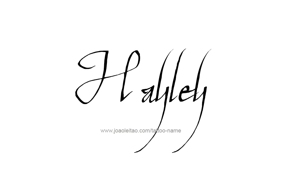 Tattoo Design Name Hayley   