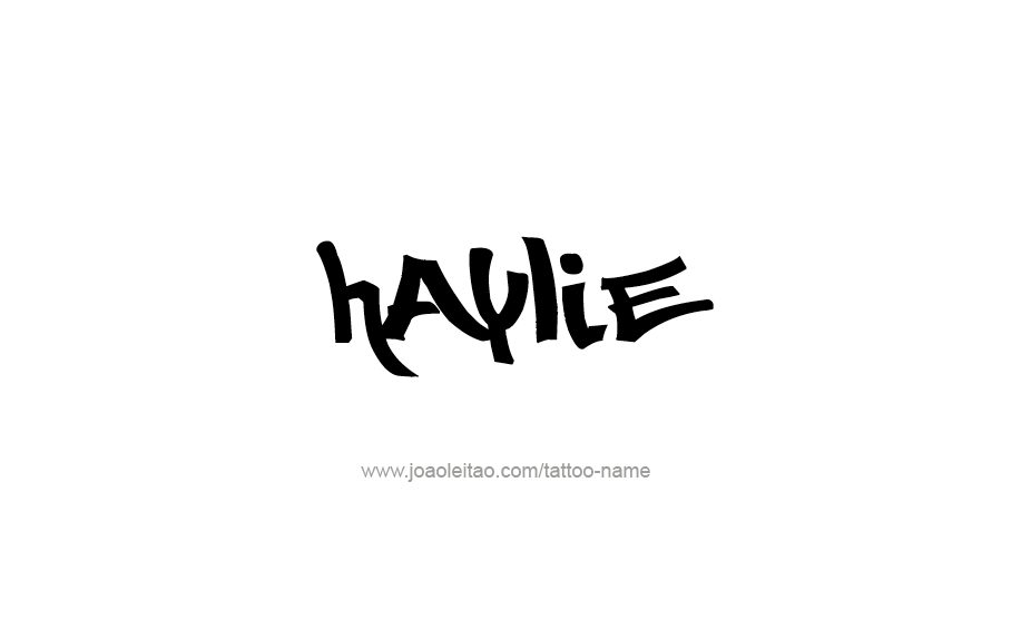 Tattoo Design Name Haylie   