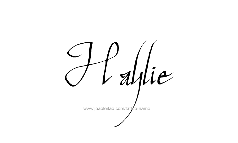 Tattoo Design Name Haylie   