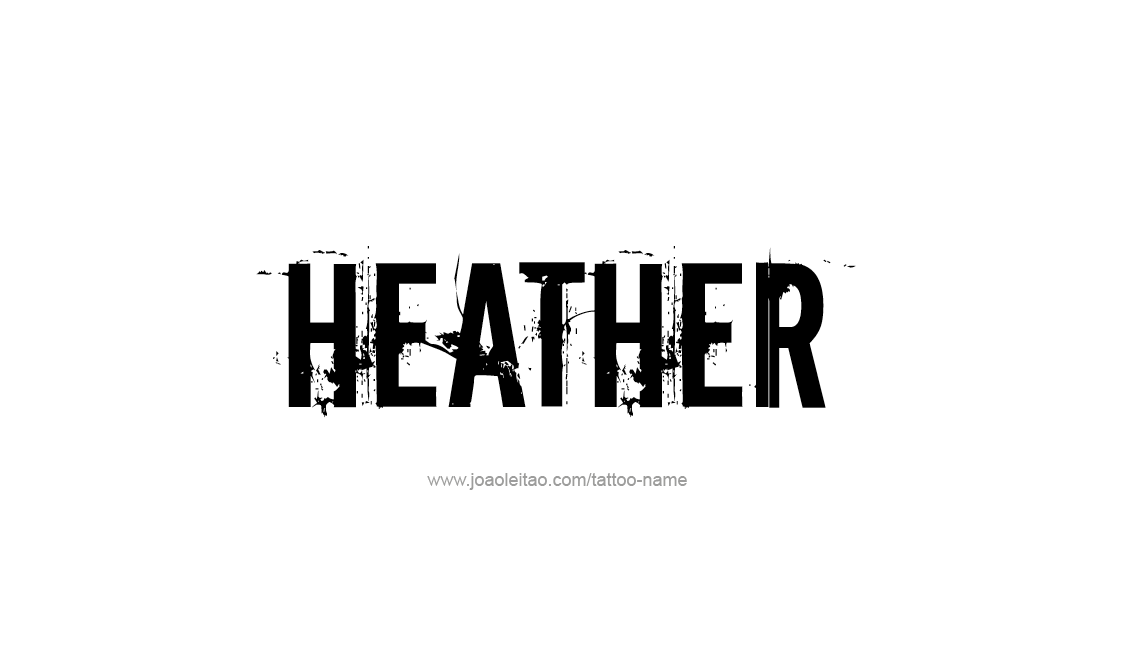 Tattoo Design Name Heather   