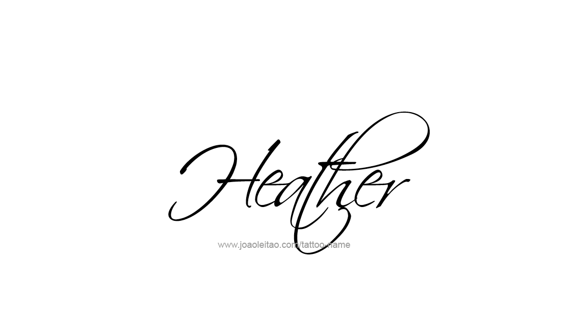 Tattoo Design Name Heather   