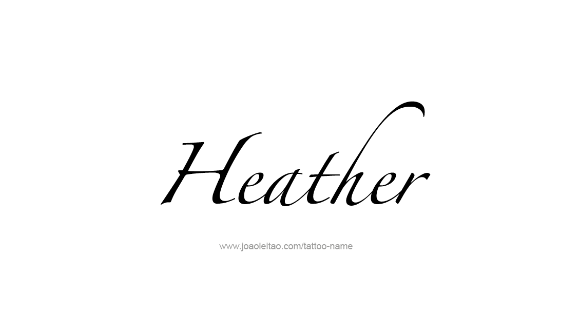 Tattoo Design Name Heather   