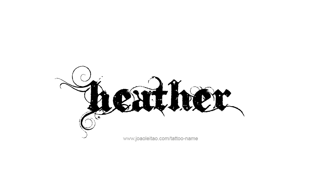 Tattoo Design Name Heather   