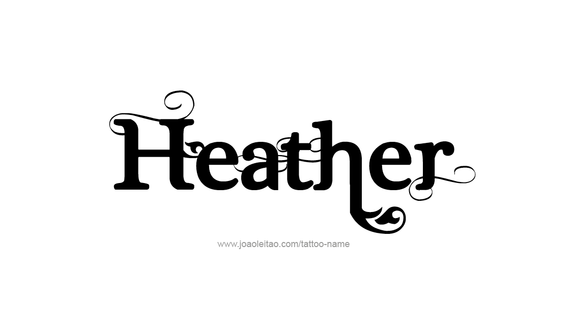 Tattoo Design Name Heather   