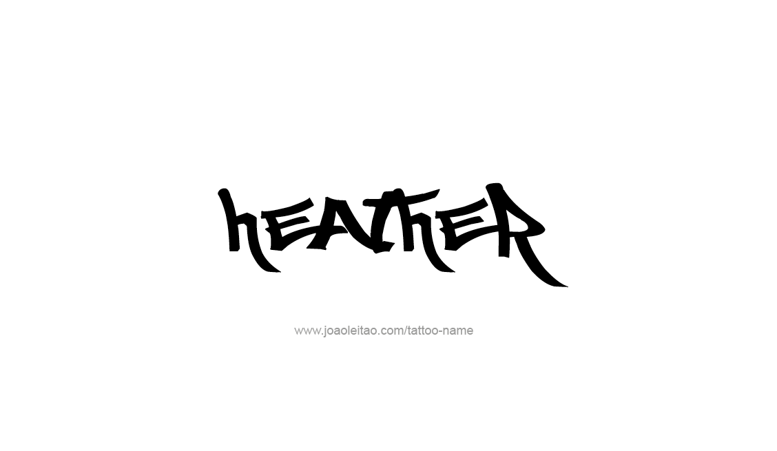 Tattoo Design Name Heather   