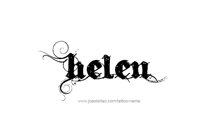 Tattoo Design Name Helen   