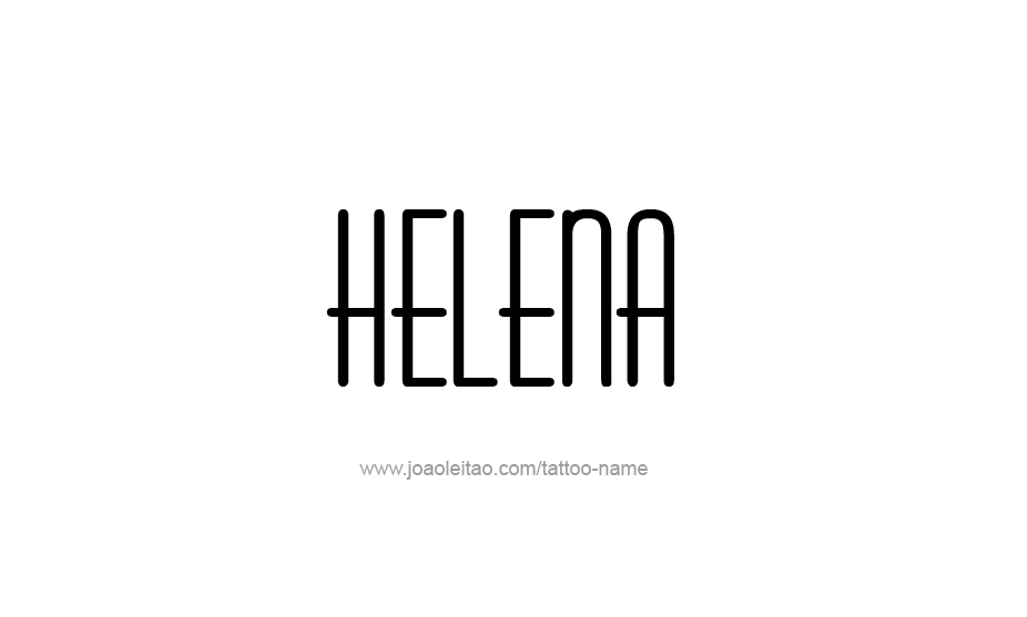 Tattoo Design Name Helena   