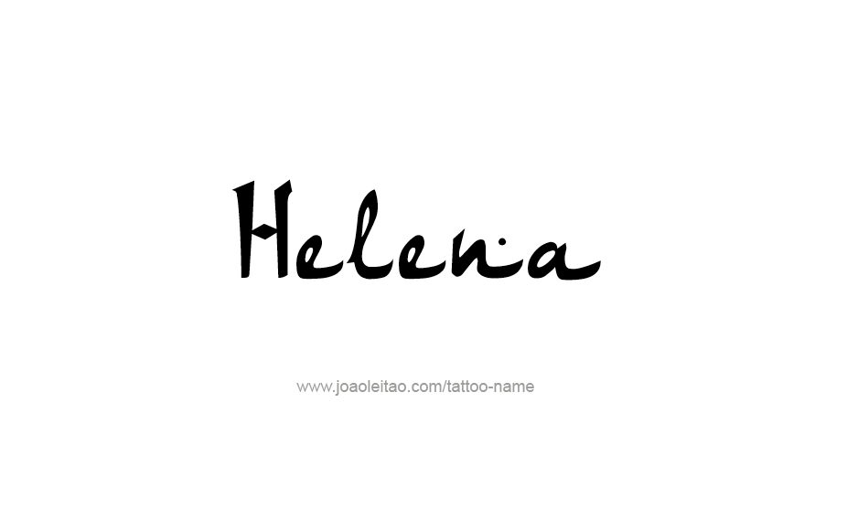 Tattoo Design Name Helena   