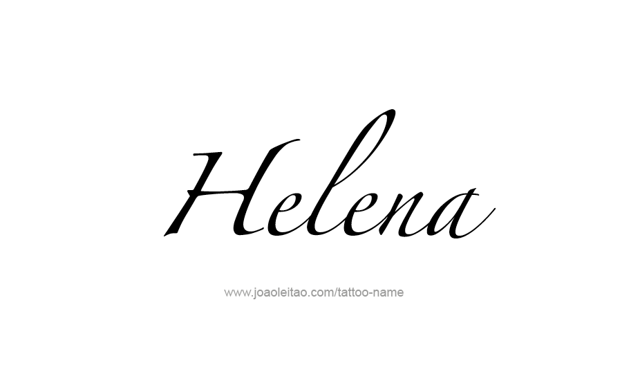 Tattoo Design Name Helena   