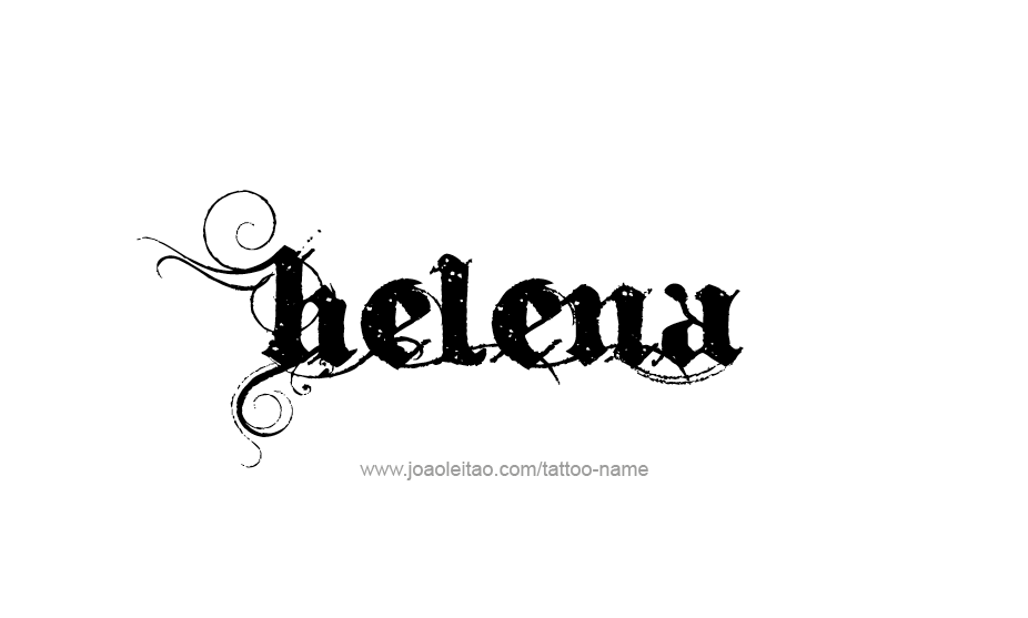 Tattoo Design Name Helena   