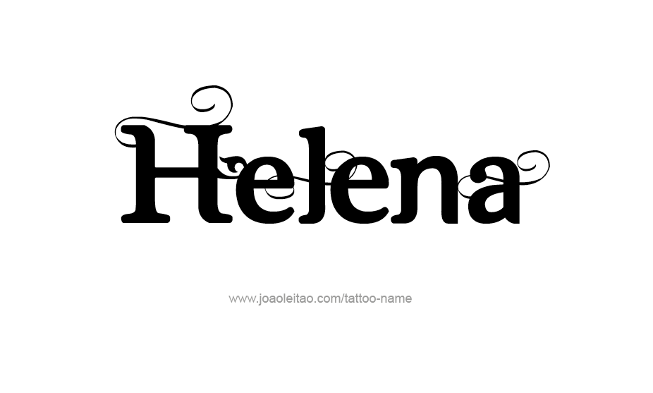 Tattoo Design Name Helena   