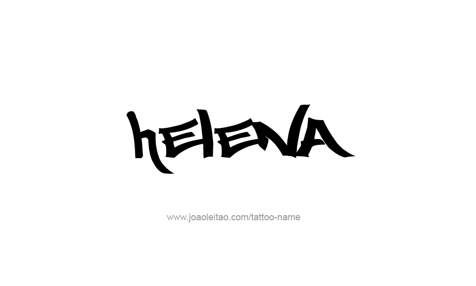 Tattoo Design Name Helena   